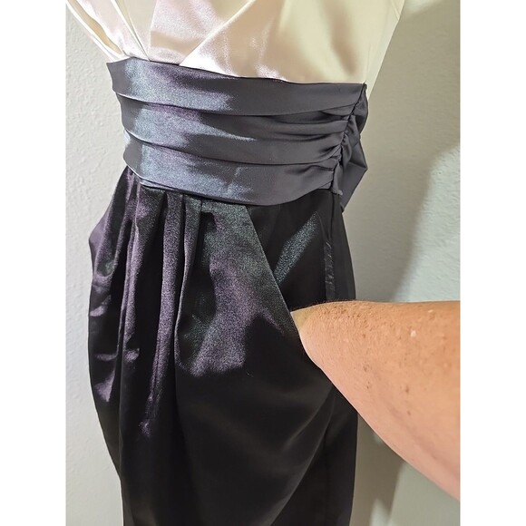 Babydoll Satin Y2K Whimsigoth Dark Romance Holiday Fairy Goth Strapless Dress 1 - Picture 3 of 7